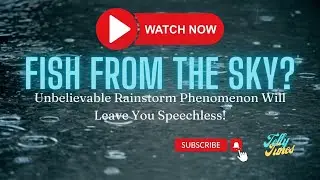 Witness the Unbelievable Phenomenon of Fish Raining from Above! Knowledge Is Power | Amazing