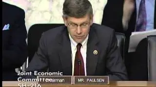 Congressman Paulsen delivers opening statement at JEC March 2014 Employment Hearing