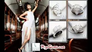 White Topaz Silver Ring Collection