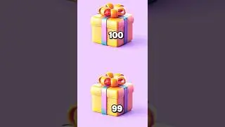 99 Or 100 Gift Box 🎁 | High Range Gift Box Challenge 🤑 #shorts #gift #giftbox #giftwala