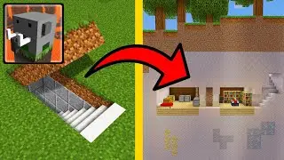 How To Make UNDERGROUND BASE in Craftsman Building Craft