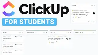 ClickUp Tutorial: How to Organize Your School Work Using ClickUp for 2022!