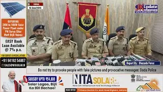 Do not try to provoke people with fake pictures and provocative messages: Doda Police