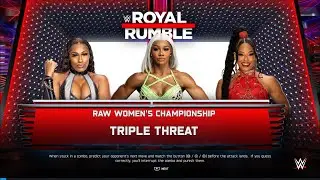 WWE 2K25 - Lash Legend vs Bianca Belair vs Jade Cargill - Triple Threat Match - PS5 Gameplay