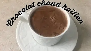 Haitian hot chocolate (chocolat ha&iuml;tien 🌴😋😋)