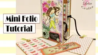 Mini Album Folio Fácil | Tutorial Scrapbook | Luisa PaperCrafts