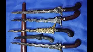 BAGIAN BAGIAN KERIS PART 2  - JENIS WILAHAN KERIS LUK DAN LURUS