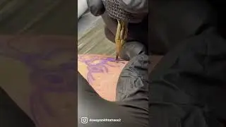 Tattooing A Small Bee with Fk Irons Exo 4.0 using Kwadron Needle