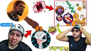 AGARIO FUNNY UNCUT - WE LOSE ALL MASS - EPIC UNCUT - BEST  MOMENTS - I MISS U MACRO(AGAR.IO MOBILE)