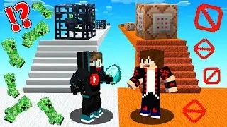 ماين كرافت : حرب طريق الحظ و لكن طريق الكومند بلوك ضد طريق السبونر !!؟ 😱🔥