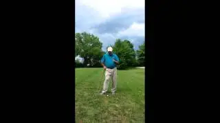 Vertical Golf Swing, Body Friendly Golf Swing, Down Hill Lies