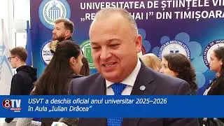USVT a deschis oficial anul universitar 2025&ndash;2026 &icirc;n Aula &bdquo;Iulian Drăcea&rdquo;