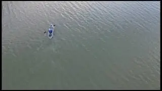 FISHING ON LAKE GRIFFY (DRONE VIEW)