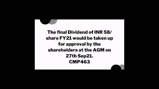 BPCL dividend Announcement 2021 #BPCLdividend #Dividends #2021dividend