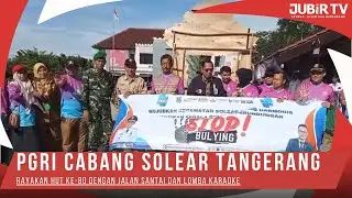 PGRI Cabang Solear Tangerang Rayakan HUT ke-80 dengan Jalan Santai dan Lomba Karaoke