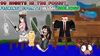 🐟 99 НОЧЕЙ В ЛЕСУ *ОБНОВЛЕНИЕ О РЫБАЛКЕ С БРАТЬЯМИ И СЕСТРАМИ* 🏕 - 99nitf #4 - #RainyMellie [☔️]