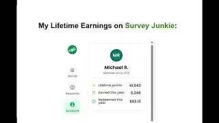 Survey Junkie - Lifetime Earnings