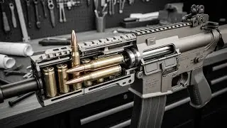 Как работает HK416 — изобретена Heckler & Koch в 2004 году