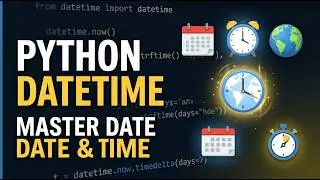 85 🐍 Python DateTime, Date, Time & Calendar Modules | Complete Tutorial with Real-World Examples