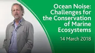 Ocean Noise: Challenges for the Conservation of Marine Ecosystems - Professor Michel Andr&eacute;