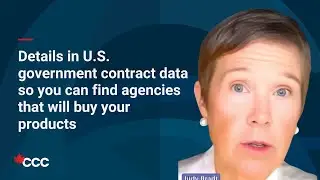 Details in U.S. government contract data so you can find agencies that will buy your products