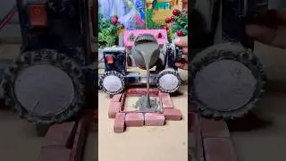 DIY mini tractor and mini handpump new science project #project #handpump #minitractor #ytshorts