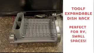 TOOLF Small Dish Drainer for RV & Small Spaces - REVIEW!