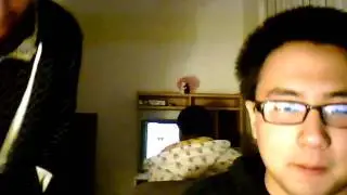random black guy and  asian guy