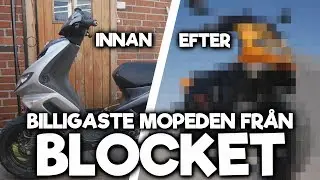 Innan Och Efter Renovering - Blockets Billigaste Moped Del 4