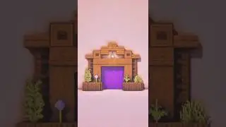 Minecraft: Nether Portal Design 🌷 TUTORIAL