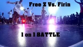 BBoy Free Z (Burnout Crew) vs. Bboy Firin ( ITM Crew) | B urban meeting 2013 | 1 on 1, round 1