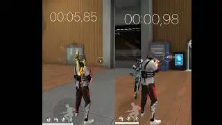 Scar Weapon speed Test/Weapon Speed test#1/ free fire#freefire
