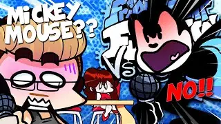 FNF OSWALD IS NOT MICKEY MOUSE!! | Friday Night Funkin' VS Oswald, Cuphead & Purgatorium
