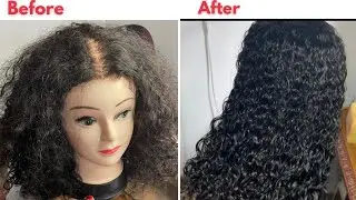 HOW TO REVAMP/REVIVE AN OLD PIXIE CURLY WIG