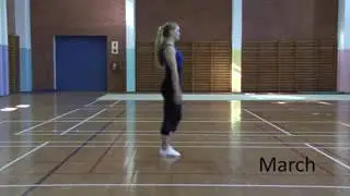 Seven movements of Aerobics Gymnastics
( sequence )
