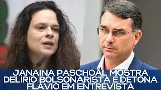 JANAÍNA PASCHOAL EXPÕE DELÍRIO BOLSONARISTA E DETONA FLÁVIO EM ENTREVISTA