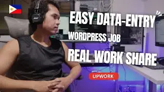 Easy Data Entry WordPress Job (Live Task Screen Sharing on Upwork)