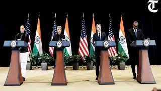 At 2+2 meeting, India, US underline progress in ties