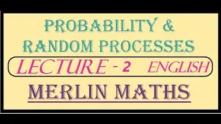 Probability and Random Processes - Discrete Random variable - Definition - Distribution fn.- English