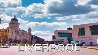 🇬🇧 4K Walking Tour Liverpool. Explore the Eurovision 2023 Host City.