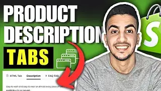 How To Add Tabs To Product Description On Shopify Product Page (Without Metafields)