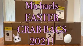 MICHAELS EASTER GRAB BAGS 2021! (PART 2)