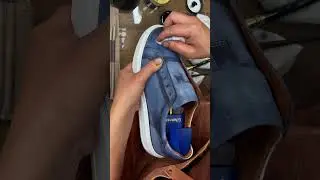 GIFENNSE Classic leather shoe color change process #shoe #handcraftedshoes #leatherboots #sneakers L