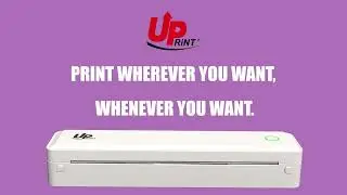 New Uprint portable printer. Print wherever you want, whenever you want !