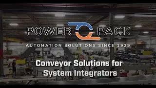 Conveyor Solutions for Systems Integrators