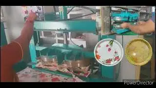 Paper plate double bearing machine contact number 9985903025
