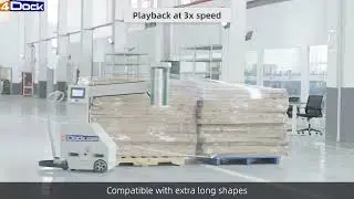 4Dock Stretch Film Machine for Extra Long Shapes