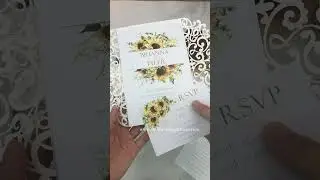 Sunflower weddings invitations, sunflower and navy wedding invitations, rustic wedding