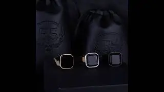 Black Gem Stone Stainless Steel Ring
