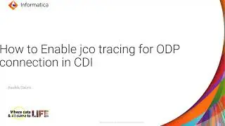 How to Enable JCo Tracing for ODP Connection in CDI